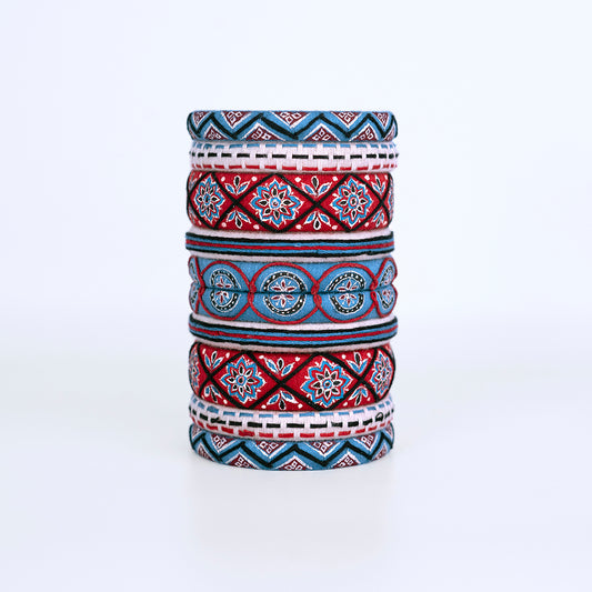 Mosaic Bangle Set
