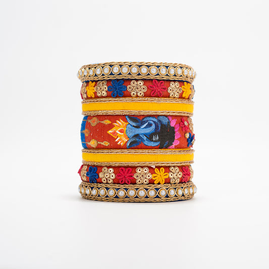Jyxdi Ganesha x Shiva Bangle Set